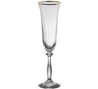 Boîte de 6 flûtes Angela filet or 19 cl