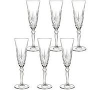Set 6 Calici Flûte En Verre Transparent CL16 Melodia