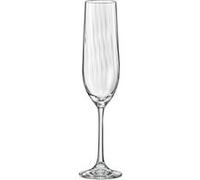 Boîte de 6 flûtes Waterfall 19 cl - Table Passion - Transparent / Cristal - Verre Cristallin Incolore G