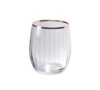 Boite de 6 gobelets bas filet or 30 cl