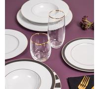 Boite de 6 gobelets bas waterfall filet