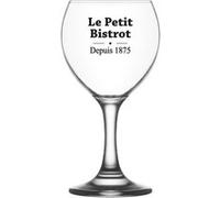 Boîte de 6 verres à pied Bistrot 21 cl - Trend'up - Transparent / Cristal - Verre Transparent G