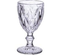 Boîte de 6 verres à pied Diamond 25 cl - Trend'up - Transparent / Cristal - Verre Transparent G