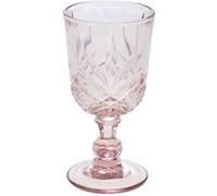 Boîte de 6 verres à pied rose - Amadeus - Rose - Verre Rose G
