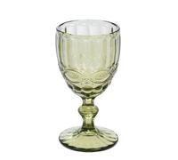 Boîte de 6 verres à pied vert - Amadeus