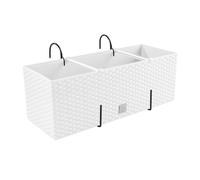 Boîte de balcon pot de balustrade crochet pot de fleurs RATO CASE DRT500 blan...