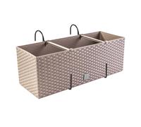 Boîte de balcon pot de balustrade crochet pot de fleurs RATO CASE DRT500 moka...