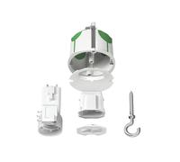 Schneider Electric - Multifix Air D oîte de centre avec couv. Affleur, connecteur, douille, piton - IMT35021