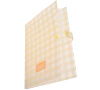 Boîte de Classement A4 Jaune en PP, 13 Compartiments, 32,5x23,7x1,8cm | Organisation Multi-Couches, Grosse Capacité pour A4, Usage Bureau et Maison