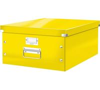 Boîte de classement Click & Store Wow A3 carton gris jaune Paquet de 6 pièces
