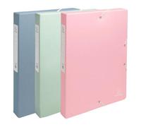Boîte de classement dos 25mm carte recy 600g/m2 Autentik - Couleurs assorties
