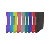 Boîte de classement plastique OXFORD Osmose dos 2,5 cm - couleurs opaques et translucides assorties