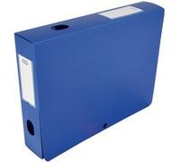 Boîte de classement ELBA plastique dos de 6 cm bleu G