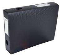 Boîte de classement ELBA plastique dos de 6 cm noir G