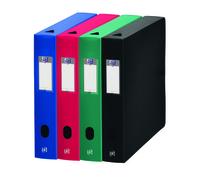Boîte de classement plastique Oxford Memphis dos 6 cm couleurs assorties classiques