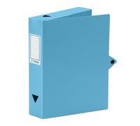 Boîte de classement plastique ViQuel Class Doc - Essentiel Recycle - dos 6 cm - turquoise