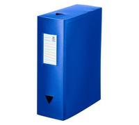 Boîte de classement plastique Viquel Essentiel dos 10 cm - bleue