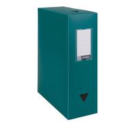 Boîte de classement plastique Viquel Essentiel dos 10 cm - verte