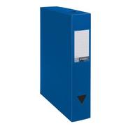 Boîte de classement plastique Viquel Essentiel dos 6 cm - bleue