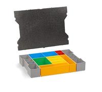 Boîte de Cloisonnement Inserts Système de Classement avec Tampons de Couverture pour Bosch Sortimo L-BOXX 102 | aussi Adapté pour le Nouveau L-BOXX G4 - Nouveau Modèle G4, H3