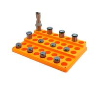 Boîte de collecte d ' embouts de routeur, boîte de rangement en plastique robuste pour pièces d ' outils, de pince à ressort, rangement bien organisé, pince de cylindre en métal, outil,