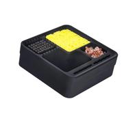 Boîte de collecte de soudure en silicone conviviale - Organisateur d'outils flexible pour atelier et usage domestique - Support de pièces flexible