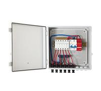 Boîte de combinaison PV 4 cordes 6 cordes IP65 disjoncteur de Protection contre la foudre étanche for système de panneaux solaires à grille marche/arrêt(6 String)