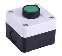 Boîte de Commande de commutateur de Bouton Poussoir , commutateur de Bouton Poussoir résistant aux intempéries Boîte de Commande de Bouton Unique pour ouvre Porte Vert , Interrupteur momentané