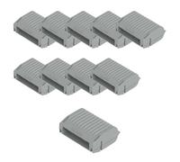 Boîte de connexion étanche - WAGO - Lot de 10 - Taille 2 - Connecteurs 4mm² - IPX8 - Gris - Compatible connecteurs