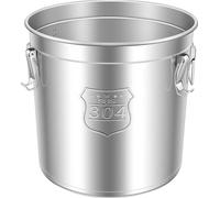 Boîte de conservation alimentaire, acier inoxydable durable, hermétique pour préserver la fraîcheur, 48 l, 4 clips