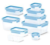 Boîte de conservation alimentaire Clip & Close - Set de 9 - Passe au congélateur - Passe au micro-ondes - Scelle hermétiquement - Pour conserver les aliments