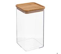 Boîte de conservation carrée couvercle bambou ""Eske"" 1,5L - 5 five simply smart