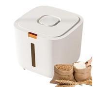 Boîte De Conservation Des Aliments Hermétique - Récipient À Grains De Riz De 15 L, Étanche Scellé, Organisateur De Cuisine Robuste | Seau Résistant À L'humidité Pour Haricots, Farine De Céréales