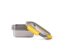 Boîte de conservation en inox rectangulaire 800 ml compatible micro-ondes Pika