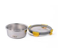 Boîte de conservation en inox ronde 650 ml compatible micro-ondes Pika