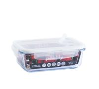Boîte de conservation en verre borosilicate 850 ml et couvercle en plastique Pebbly