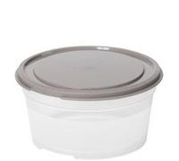 Boite plastique alimentaire ronde de 0,3 à 0,6 litre - 0,45 Litre