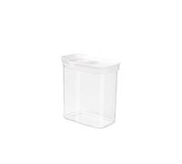 Emsa N11421 Optima Boîte en vrac rectangulaire avec couvercle coulissant Idéal pour portionner 100% sûr/hygiénique/sans danger Joint fraîcheur Sans BPA Design transparent 1,6 l