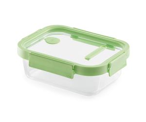 Boîte de conservation pour aliments 1,05 l, rectangulaire, en verre, Lékué