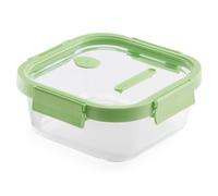 Boîte de conservation pour aliments 1,1 l, carré, verre, Lékué