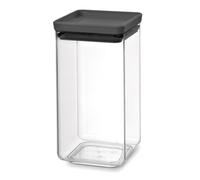 brabantia Bocal Carré, Tasty+ Dark Grey - 1,6 L