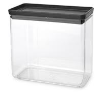 Brabantia boîte empilable TASTY+ 3,5 L hermétique joint silicone Gris foncé