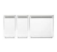 Brabantia Tasty+ kit de bacs de rangement xx cm transparent-gris 230769