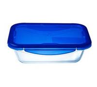 Pyrex – Boîte rectangulaire en verre Cook & Go – Couvercle hermétique et étanche 30×23 cm 3,30 L