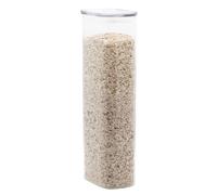 Boite de conservation rectangulaire 2,6 Litre en verre avec couvercle en verre et joint