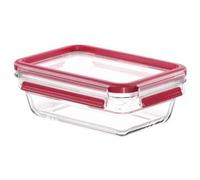 Tefal Masterseal Fresh Verre, Transparent, Boîte alimentaire rectangulaire 0,7 L, Conservation des aliments, Empilable, Compatible four et congélateur N1040610