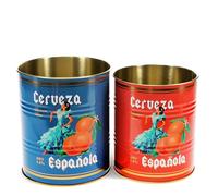 Boîte de conservation Rex London Cerveza Española (x2) Rouge TU