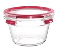 Boite de conservation ronde - TEFAL - Verre - Masterseal fresh - 0.9 L - Couvercle en plastique et joint silicone