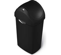 Boîte de conserve à couvercle pivotant 40 litres, Simplehuman - Schwarz