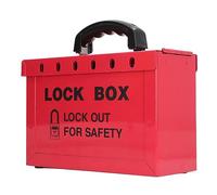 Boîte de Consignation de Verrouillage, Boîte de Consignation de sécurité Portable avec Serrure de Calibre 13, Acier Inoxydable, Grande capacité pour le Groupe de conformité OSHA,